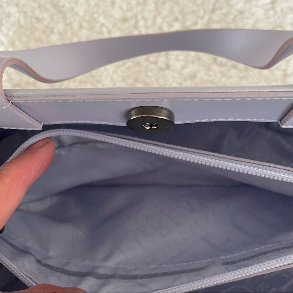Furla Leather Shoulder Bag, Light Purple - Picture 10 of 10